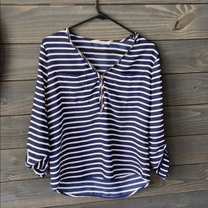 Love tree blue and white striped blouse!